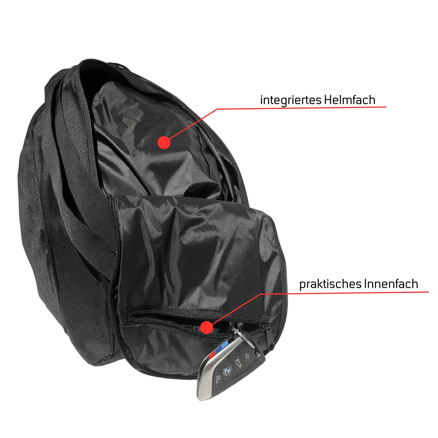 spomi Sapporo Skischuhtasche mit Helmfach schwarz